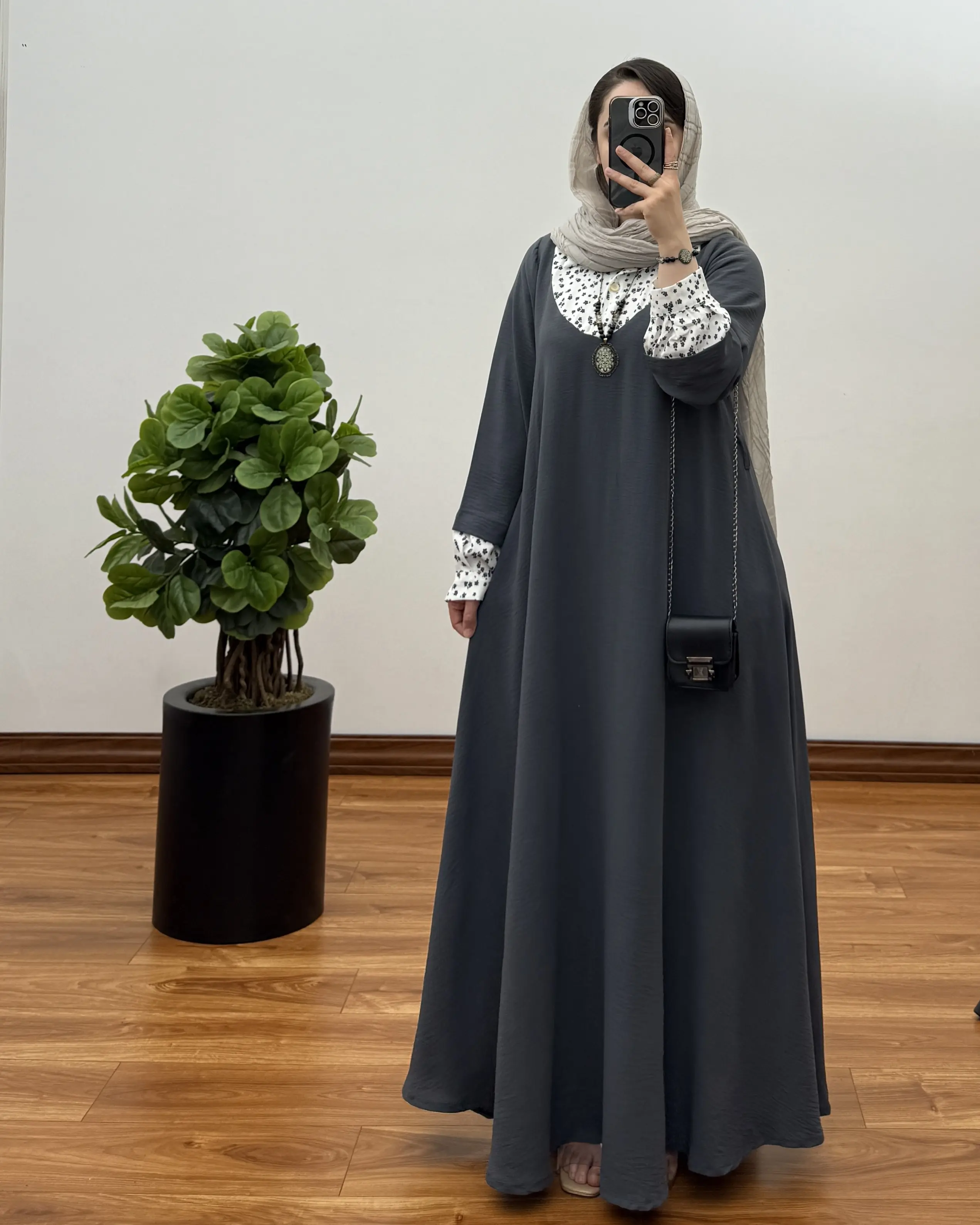 پیراهن مانتویی بلند زنانه خنک و تابستانی
